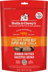 Stella & Chewy's Stella's Super Beef Dinner Patties Freeze-Dried Raw Dog Food, 25-oz bag