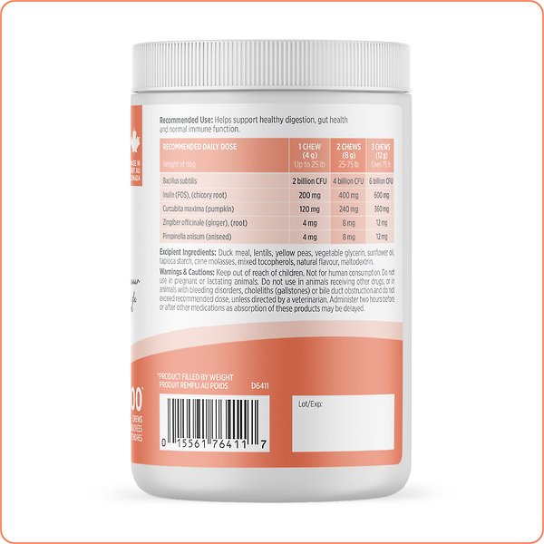 Show full view: Nutrience Care Probiotic Dog Supplement, 100 count slide 3 of 7