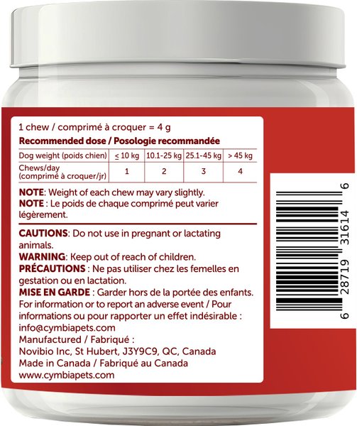 Show full view: Cymbia Flexitude+ Joint Support Dog Supplement, 90 count slide 3 of 6