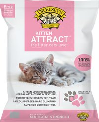 Dr. Elsey's Kitten Attract Clumping Clay Cat Litter, 9.07-kg bag