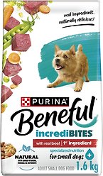 Purina Beneful IncrediBites for Small Dogs with Real Beef Dry Dog Food, 1.6-kg bag