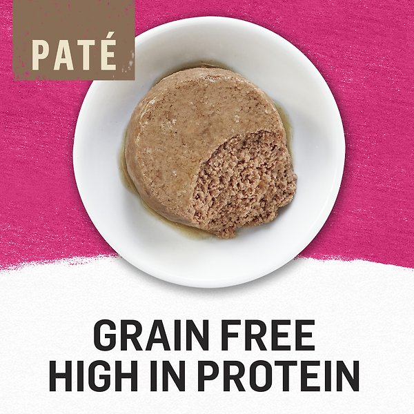 Show full view: Purina Beyond Pate Grain-Free Wild-Caught Salmon Recipe Wet Cat Food, 85-g can, case of 12 slide 14 of 18