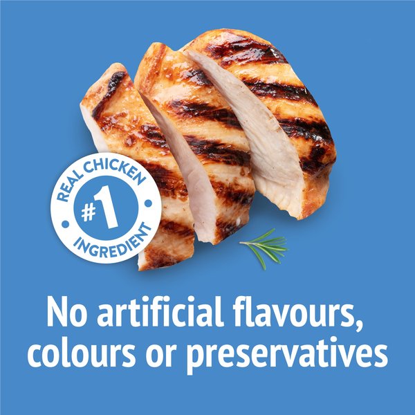 Show full view: Friskies Party Mix Naturals Gourmet Crunch with Real Chicken Cat Treats, 170-g pouch slide 6 of 18