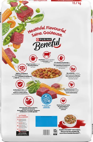 Show full view: Purina Beneful Originals with Real Beef Dry Dog Food, 12.7-kg bag slide 4 of 17