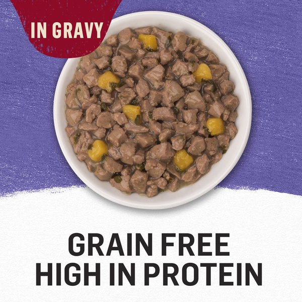 Show full view: Purina Beyond Cage-Free Turkey, Sweet Potato & Spinach Recipe in Gravy Wet Cat Food, 85-g can, case of 12 slide 14 of 18