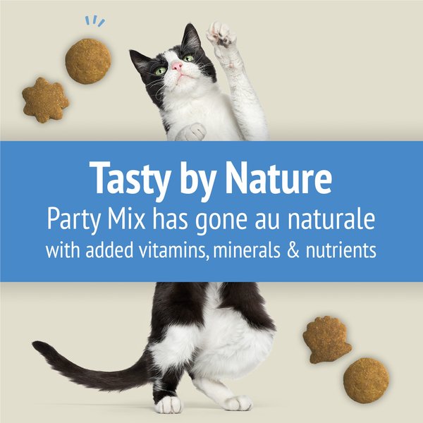 Show full view: Friskies Party Mix Naturals Gourmet Crunch with Real Chicken Cat Treats, 170-g pouch slide 8 of 18