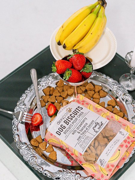Show full view: Dexypaws Strawberry, Banana & Coconut Crunchy Dog Treats, 12-oz bag slide 4 of 6