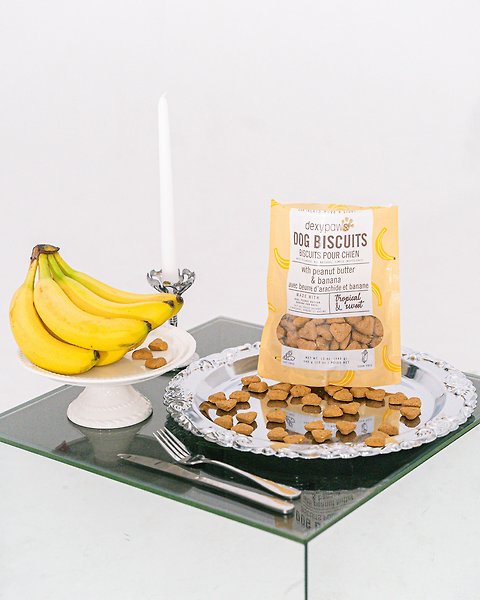 Show full view: Dexypaws Banana Oat & Peanut Butter Crunchy Dog Treats, 12-oz bag slide 6 of 6