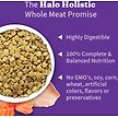 Show in main carousel: Halo Holistic Complete Digestive Health Wild-Caught Salmon & Whitefish Recipe Small Breed Dry Dog Food, 4.54-kg bag slide 4 of 10