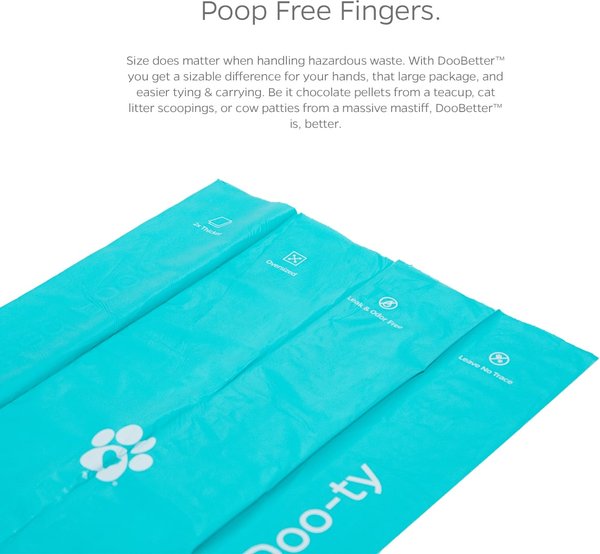 Show full view: Pet Parents DooBetter Dog Poop Bags, 120 count, Unscented slide 6 of 9