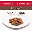 Show in main carousel: Nutro Natural Choice Cuts in Gravy Simmered Beef & Potato Stew Adult Wet Dog Food, 100-g tray, case of 24 slide 3 of 7