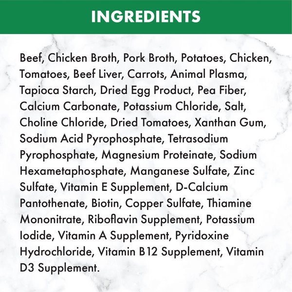 Show full view: Nutro Natural Choice Cuts in Gravy Simmered Beef & Potato Stew Adult Wet Dog Food, 100-g tray, case of 24 slide 6 of 7