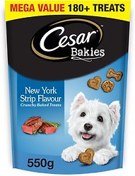 Cesar Bakies New York Strip Small Dog Treats, 550-g pouch