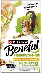 Purina Beneful Healthy Weight with Real Chicken Dry Dog Food, 7-kg bag