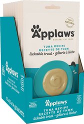 Applaws Tuna Puree Lickable Cat Treat, 0.5-oz pouch, case of 60