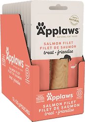 Applaws Loin Salmon Filet Grain-Free Cat Treats, 1.06-oz loin, case of 12