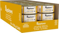 Applaws Chicken Breast Canned Cat Food, 5.5-oz can, case of 24