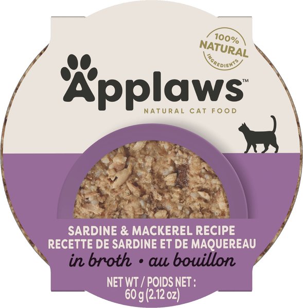 Show full view: Applaws Sardine with Mackerel in Broth Pot, 2.21-oz, case of 10 slide 4 of 10
