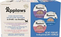 Applaws Fish Selection in Broth Pot Variety Pack, 2.21-oz, case of 8