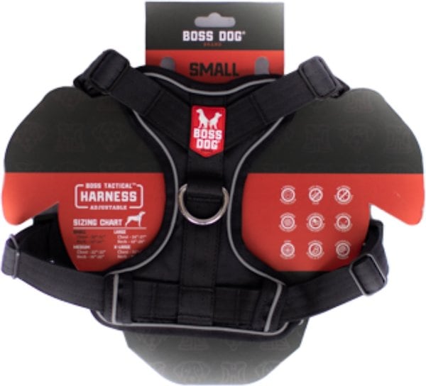 BOSS DOG Tactical Dog Harness, Black, Small - Chewy.com | Chewy Canada
