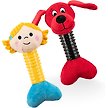 Show in main carousel: Clifford The Big Red Dog Pawloofz-Pals Plush & Rubber Dog Toy, 2 count slide 1 of 7
