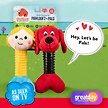 Show in main carousel: Clifford The Big Red Dog Pawloofz-Pals Plush & Rubber Dog Toy, 2 count slide 2 of 7