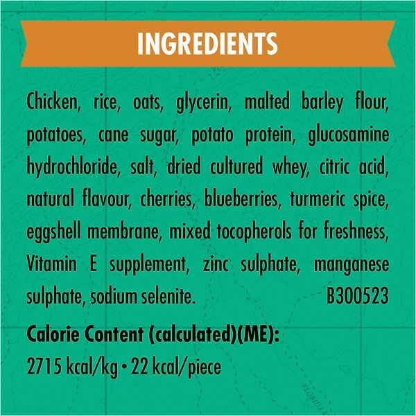 Show full view: Zuke's Hip & Joint Chicken Recipe Soft & Chewy Dog Treats, 170-g bag slide 7 of 10