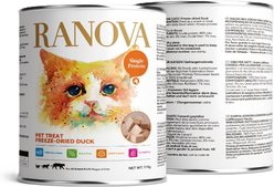 Ranova Duck Breast Freeze-Dried Dog & Cat Treats, 115-g can