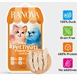 Show in main carousel: Ranova Duck Fillet Freeze-Dried Dog & Cat Treats, 25-g bag slide 3 of 4