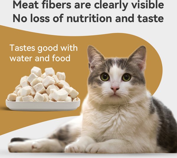 Show full view: Ranova Chicken Breast Freeze-Dried Dog & Cat Treats, 140-g can slide 4 of 4