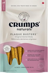 Crumps' Naturals Plaque Busters Original 9-cm Dental Dog Treats, 18 count