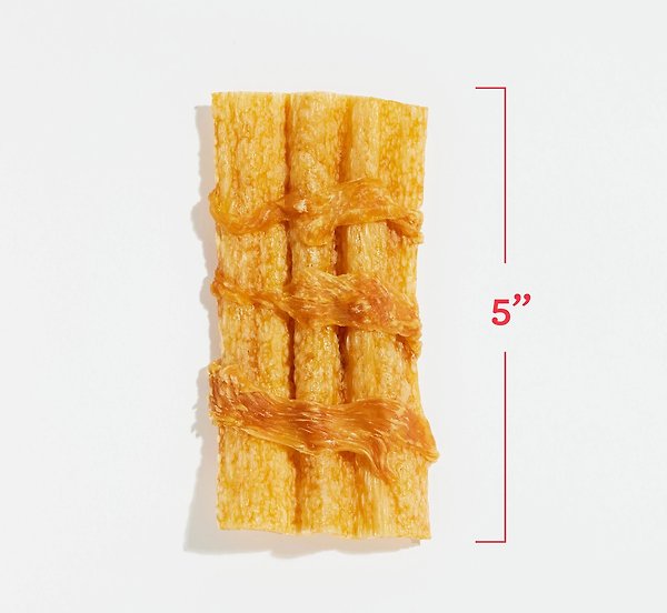 Show full view: DreamBone Chicken Wrapped Wavy Peanut Butter Chips Dog Treats, 5 count slide 9 of 9