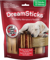 DreamBone Chicken Sticks Dog Treats, 12 count
