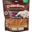 Show in main carousel: DreamBone Triple Flavour Wings Chicken, Peanut Butter & Duck Dog Treats, 10 count slide 1 of 3