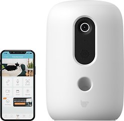 INSTACHEW Purechew Snack Cat & Dog Treat Dispenser, HD Camera, White