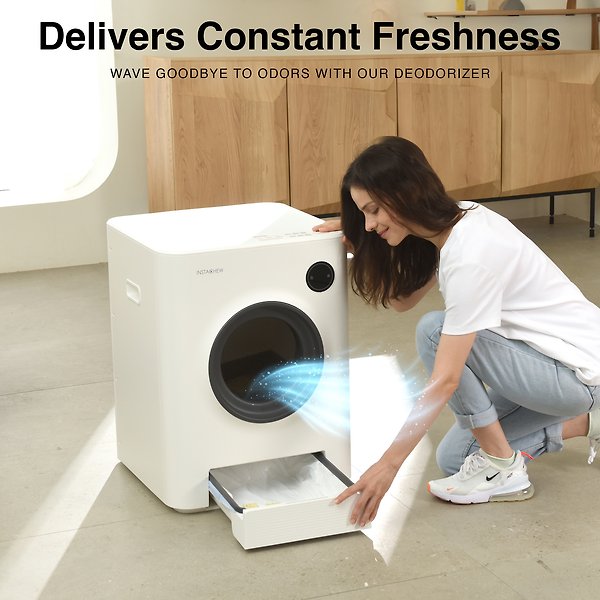 Show full view: INSTACHEW Purrclean Smart Cat Litter Box slide 3 of 5