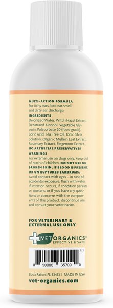 Show full view: Vet Organics EcoEars Dog Ear Cleaner, 8-fl oz bottle slide 3 of 6