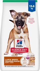 Hill's Science Diet Puppy Large Breed Lamb Meal & Brown Rice Recipe Dry Dog Food, 13.6-kg bag