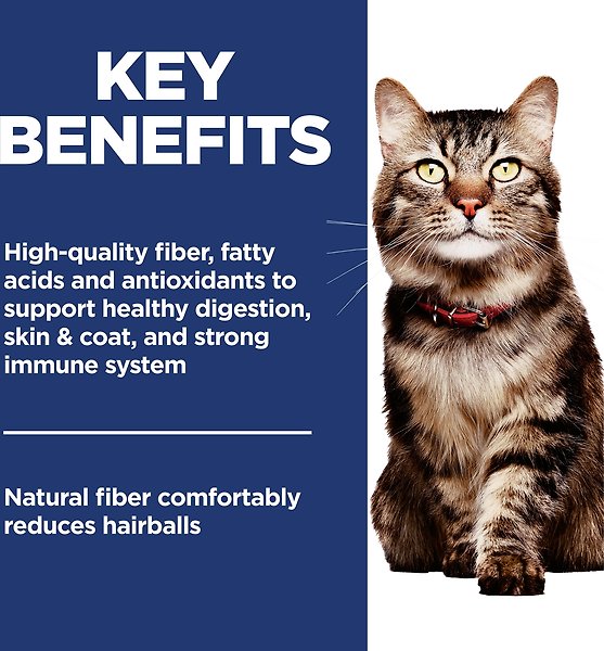 Show full view: Hill's Science Diet Adult 7+ Hairball Control Chicken Recipe Dry Cat Food, 1.58-kg bag slide 6 of 12