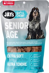 Jay's Tasty Adventures Soft & Chewy Senior Dog Treats, 170-g bag