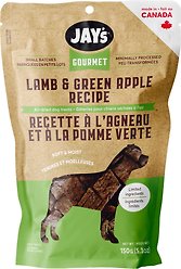 Jay's Tasty Adventures Gourmet Lamb & Green Apple Recipe Dog Treats, 150-g bag