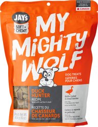 Jay's Tasty Adventures My Mighty Wolf Duck Hunter Soft & Chewy Dog Treats, 454-g bag