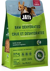 Jay's Tasty Adventures Lamb Recipe Raw Dehydrated Dog Food, 1-kg bag