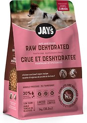 Jay's Tasty Adventures Chicken & Beef Organ Raw Dehydrated Dog Food, 1-kg bag