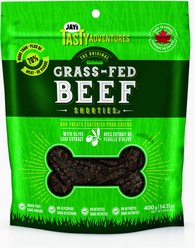 Jay's Tasty Adventures Grass-Fed Beef Shorties Dog Treats, 400-g bag
