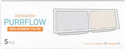 INSTACHEW Purrflow & Puresmart Replacement Water Fountain Filters, White, 5 count