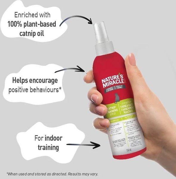 Show full view: Nature's Miracle JFC Advanced Platinum Catnip Cat Training Spray, 8-oz slide 4 of 9