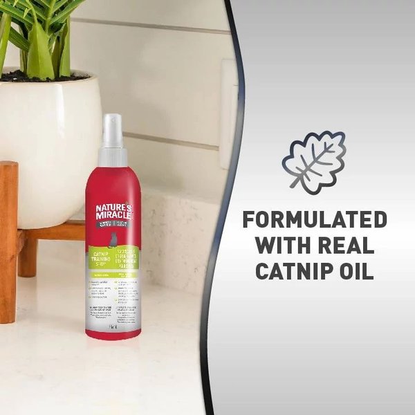Show full view: Nature's Miracle JFC Advanced Platinum Catnip Cat Training Spray, 8-oz slide 3 of 9