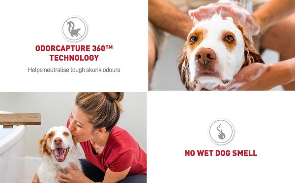 Show full view: Nature's Miracle Skunk Odor Control Citrus Scent Dog Shampoo & Conditioner, 32-oz slide 6 of 9