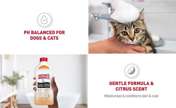 Show full view: Nature's Miracle Skunk Odor Control Citrus Scent Dog Shampoo & Conditioner, 32-oz slide 5 of 9
